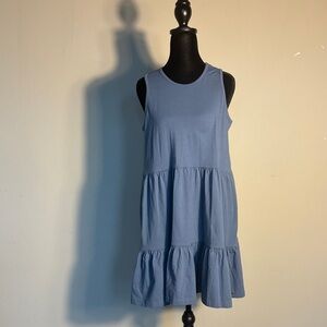 Life Is Good Women’s Blue Tiered Tank Dress.